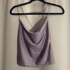Lulus Polished Cowl Neck Cami Top